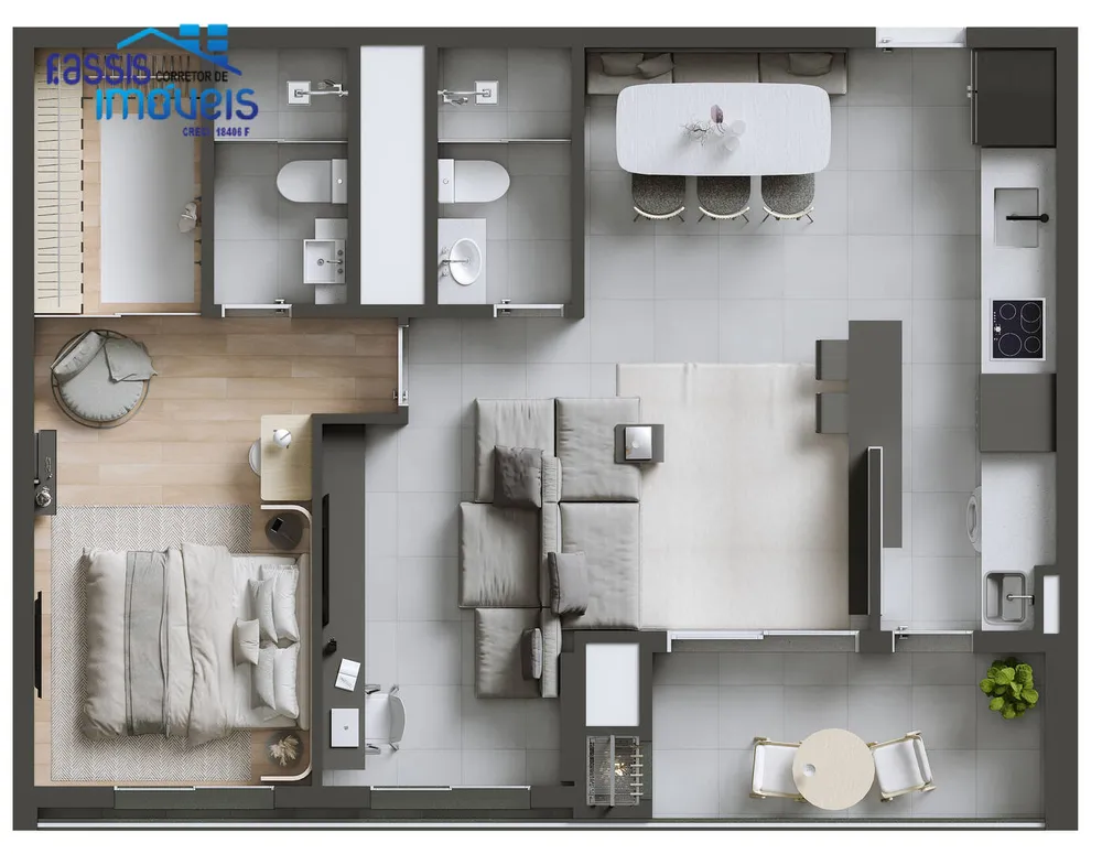 Apartamento, 3 quartos, 78 m² - Foto 5