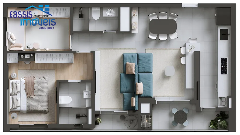 Apartamento, 3 quartos, 78 m² - Foto 4
