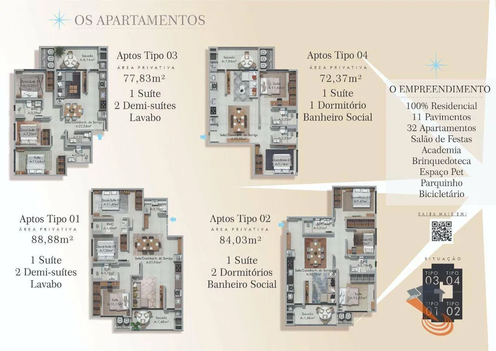 Apartamento, 3 quartos, 88 m² - Foto 4