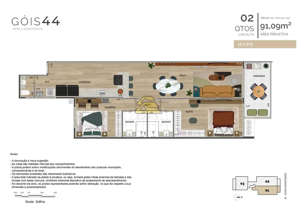 Apartamento, 2 quartos, 91 m² - Foto 19
