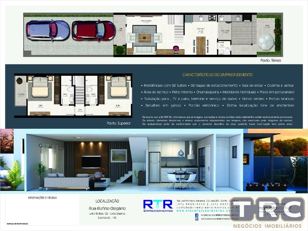 Casa de Condomínio, 2 quartos - Foto 2