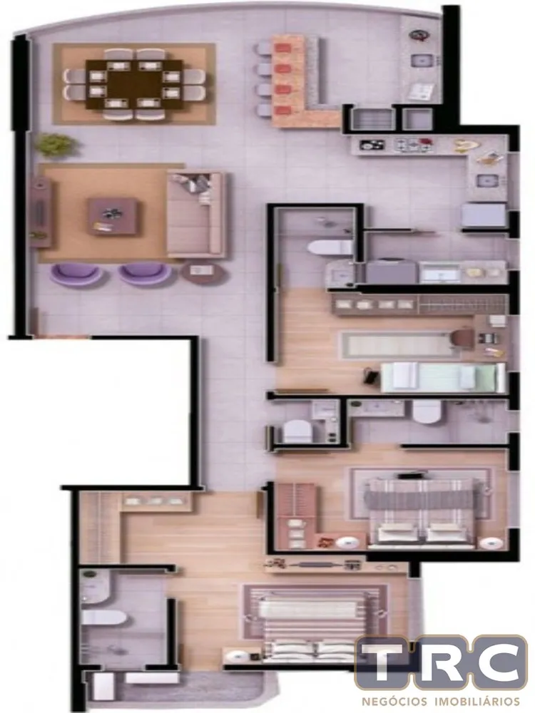 Apartamento, 3 quartos, 130 m² - Foto 2