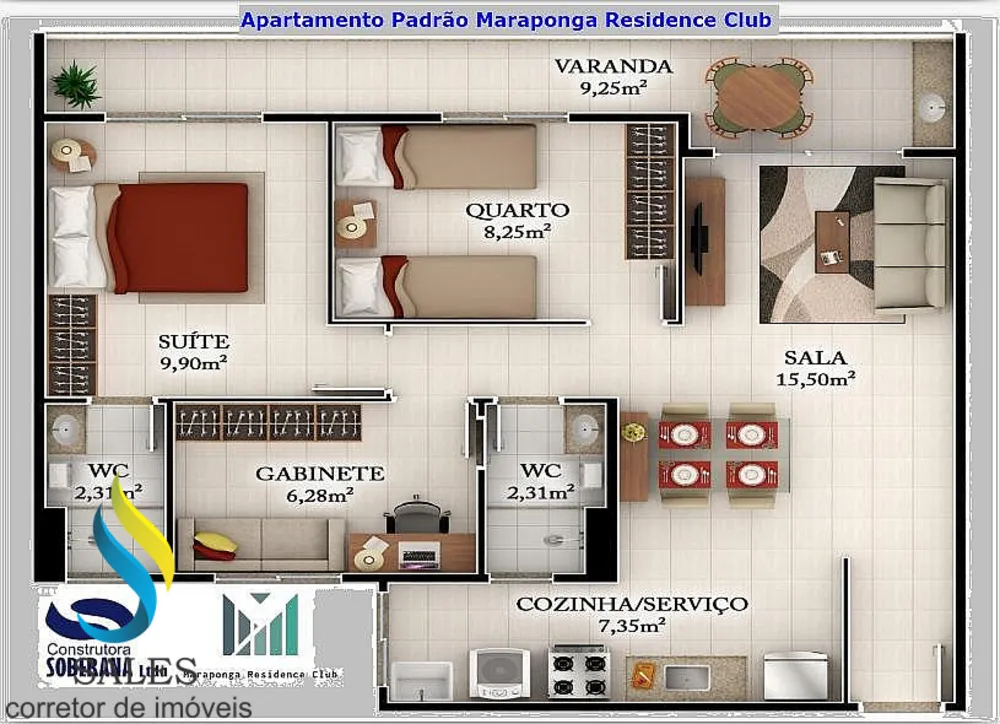 Apartamento, 3 quartos, 73 m² - Foto 21