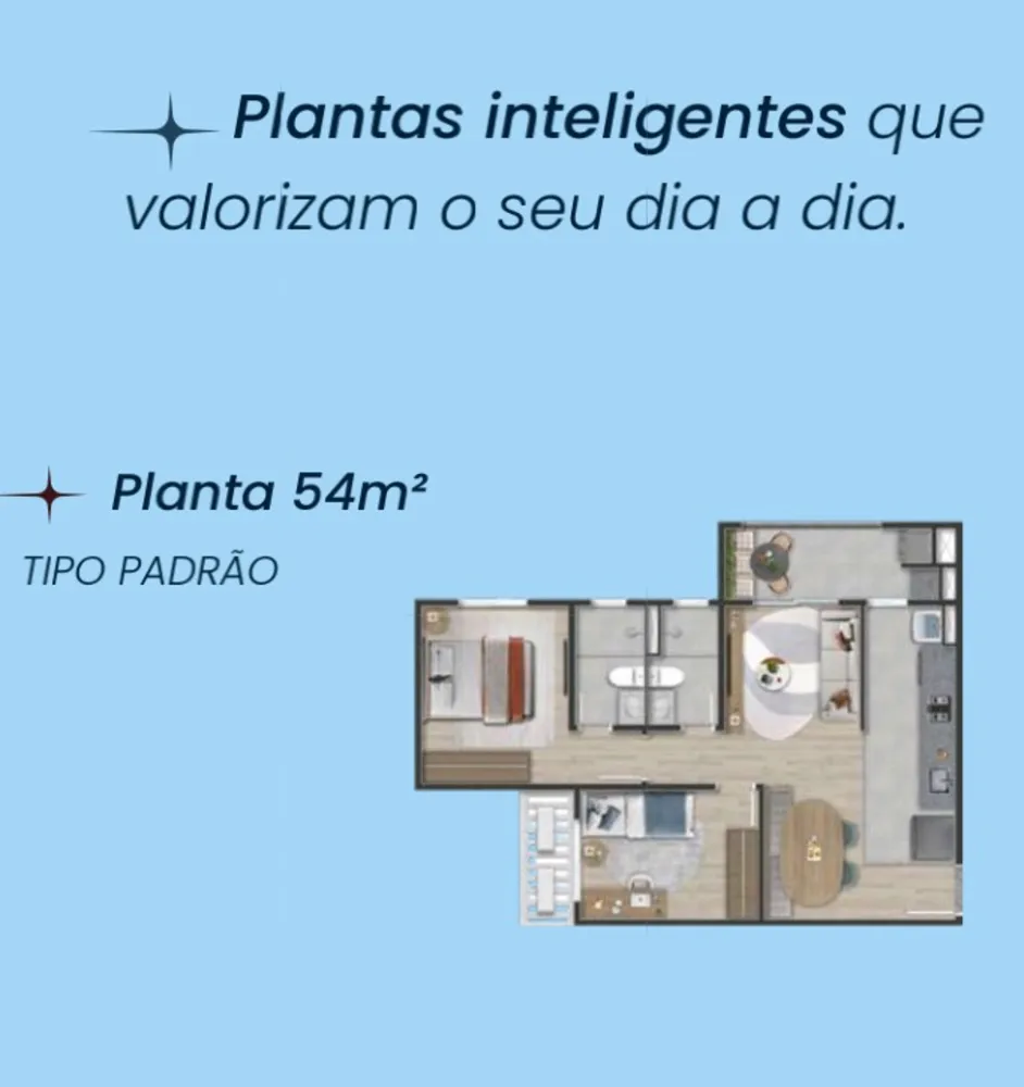 Apartamento, 2 quartos, 54 m² - Foto 5