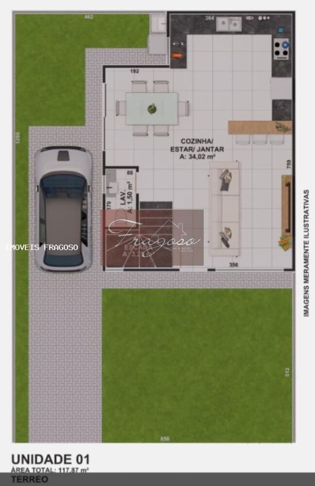 Sobrado, 3 quartos, 113 m² - Foto 4