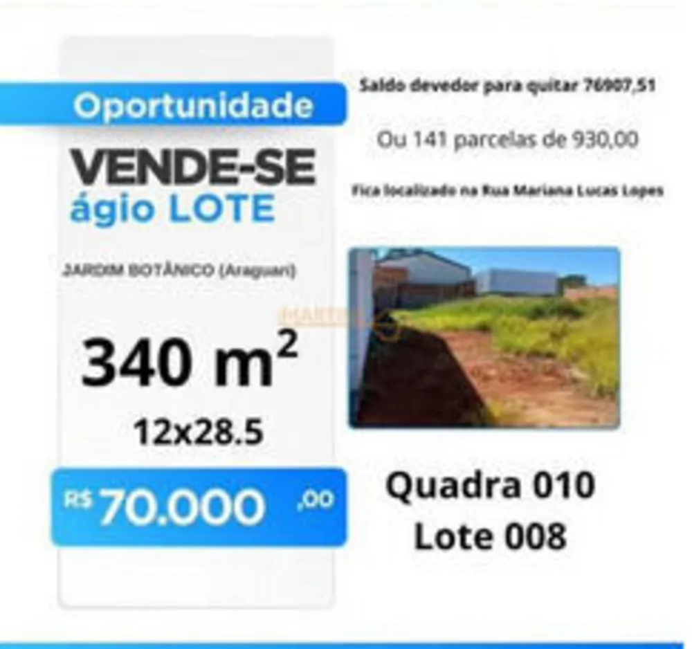 Terreno, 340 m² - Foto 1