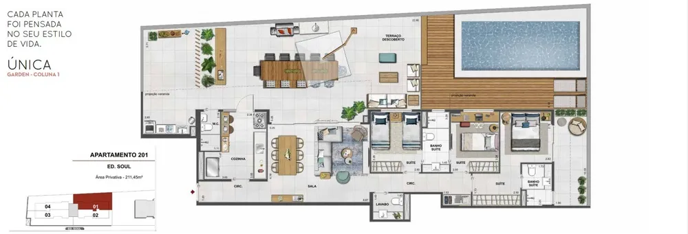 Apartamento, 3 quartos, 14319 m² - Foto 15