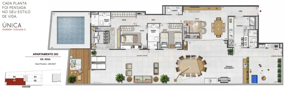 Apartamento, 3 quartos, 14319 m² - Foto 14