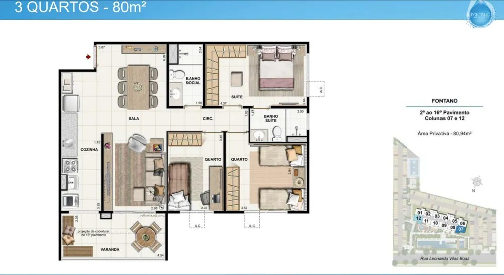 Apartamento, 2 quartos, 5571 m² - Foto 8