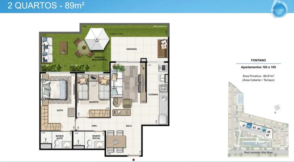 Apartamento, 2 quartos, 5571 m² - Foto 9