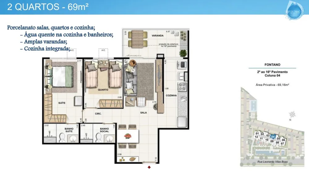 Apartamento, 2 quartos, 5571 m² - Foto 7