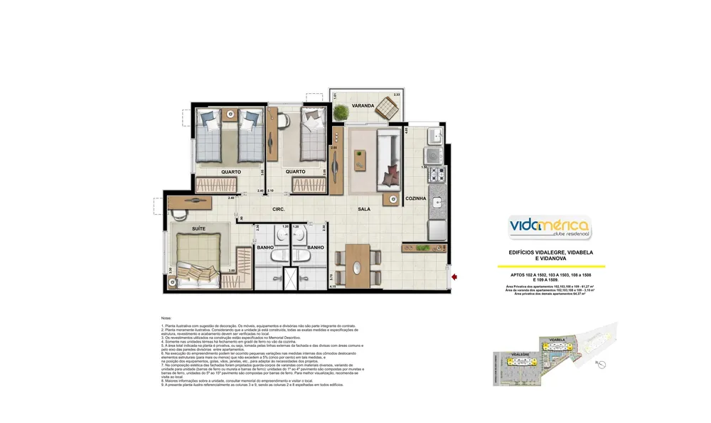 Apartamento, 3 quartos, 64 m² - Foto 26