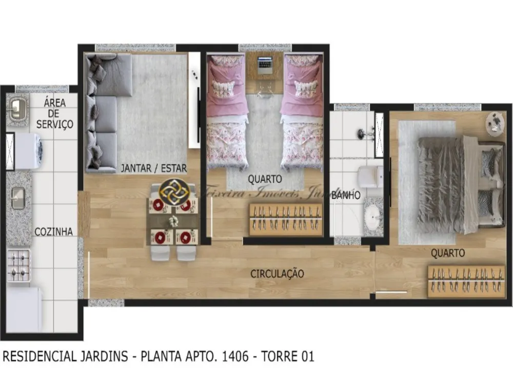 Apartamento, 2 quartos, 44 m² - Foto 11