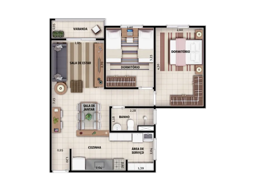 Apartamento, 3 quartos, 71 m² - Foto 10