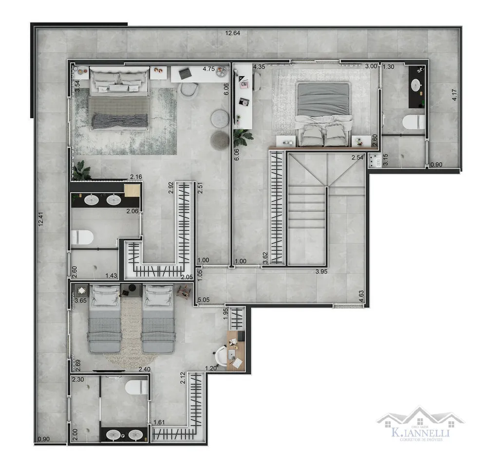Apartamento, 4 quartos, 297 m² - Foto 7
