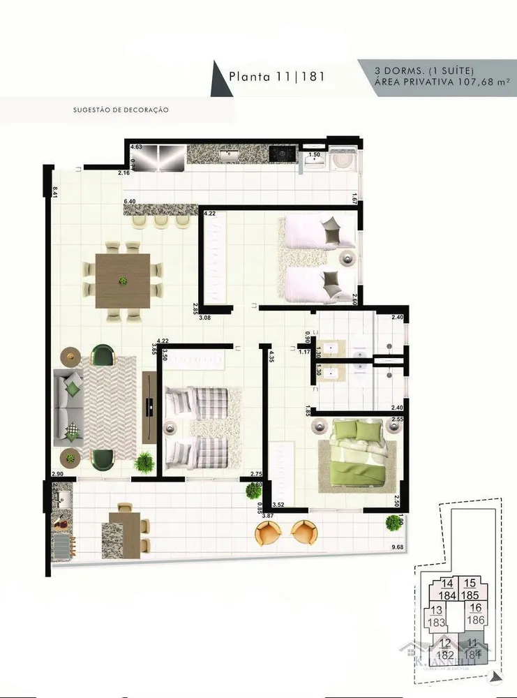 Apartamento, 2 quartos, 70 m² - Foto 3