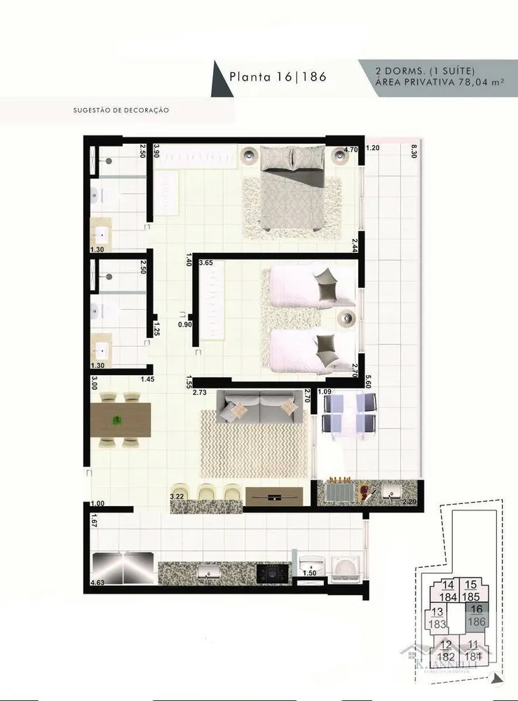 Apartamento, 2 quartos, 70 m² - Foto 6