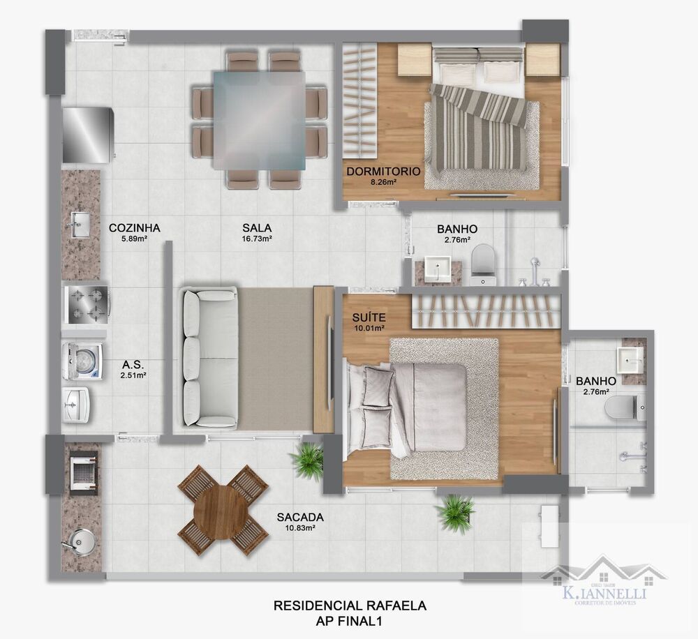 Apartamento, 2 quartos, 70 m² - Foto 8