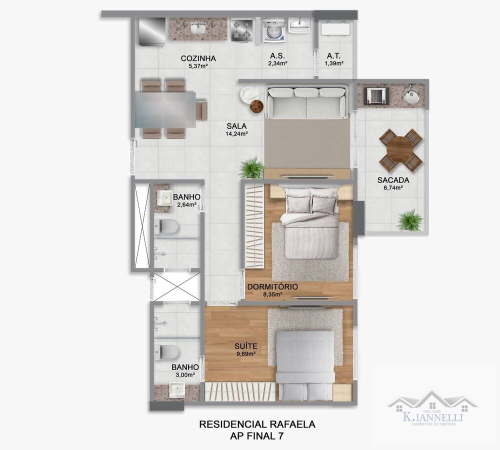 Apartamento, 2 quartos, 70 m² - Foto 5