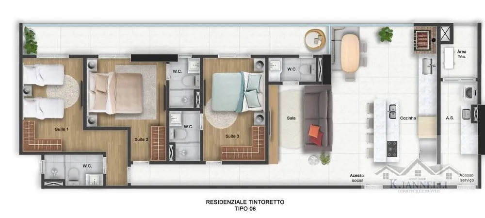 Apartamento, 3 quartos, 138 m² - Foto 5