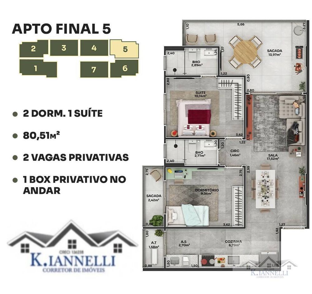 Apartamento, 3 quartos, 105 m² - Foto 5