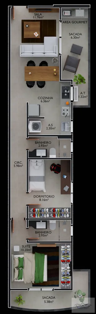 Apartamento, 2 quartos, 71 m² - Foto 15