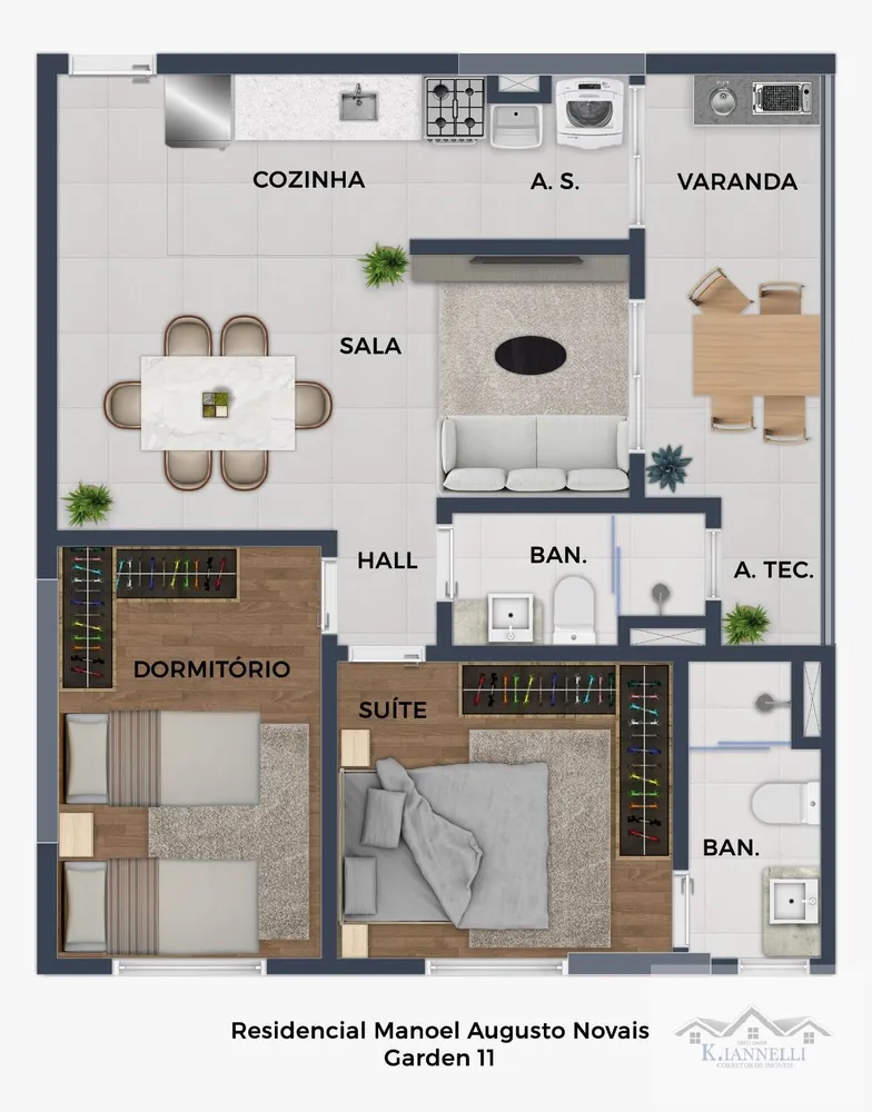Apartamento, 2 quartos, 70 m² - Foto 12