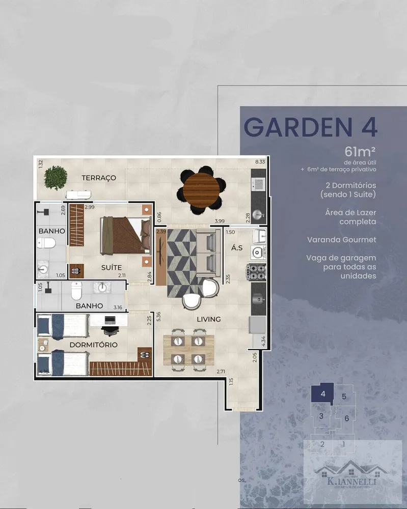 Apartamento, 2 quartos, 64 m² - Foto 12