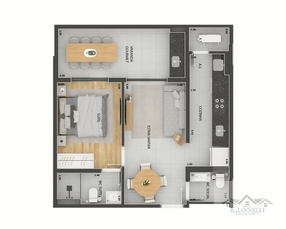 Apartamento, 2 quartos, 70 m² - Foto 16