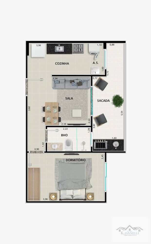Apartamento, 2 quartos, 70 m² - Foto 8