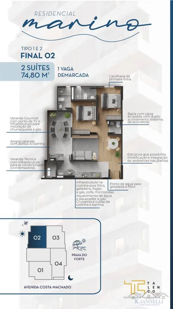 Apartamento, 3 quartos, 102 m² - Foto 1