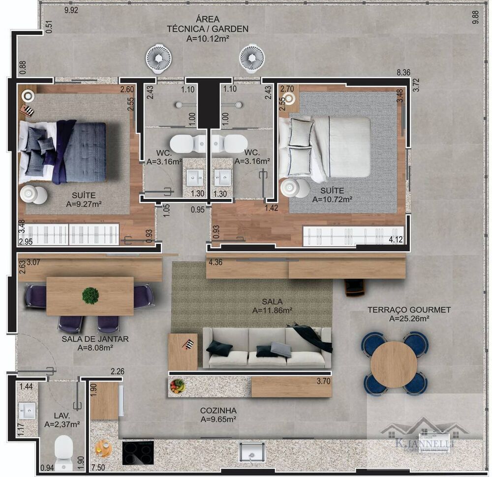 Apartamento, 3 quartos, 107 m² - Foto 4