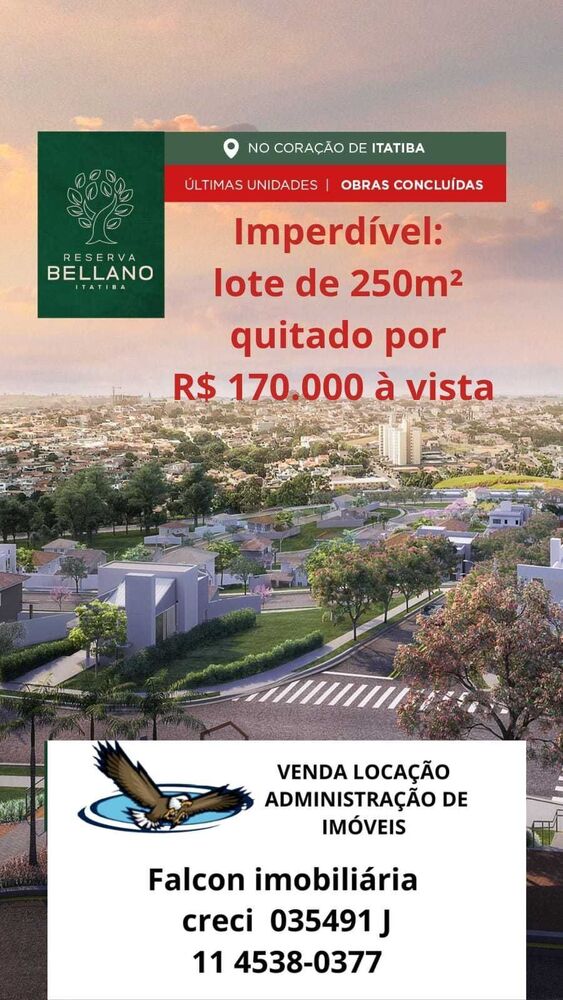 Terreno à venda, 250m² - Foto 1
