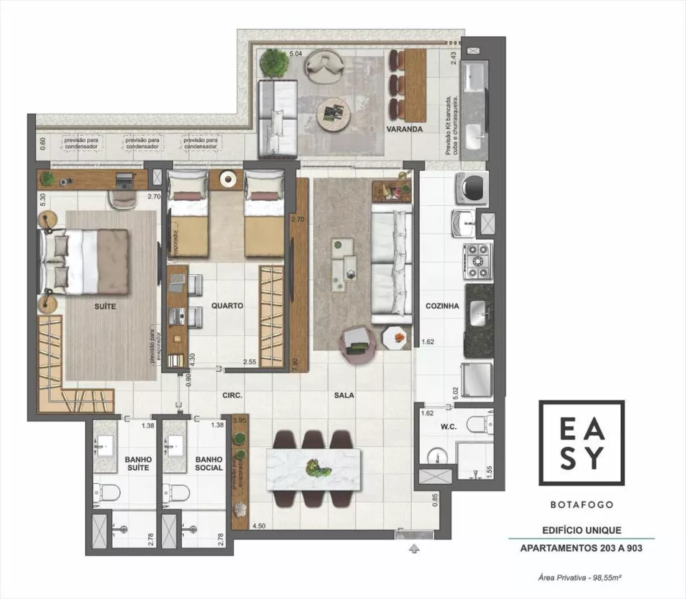 Apartamento, 2 quartos, 97 m² - Foto 39