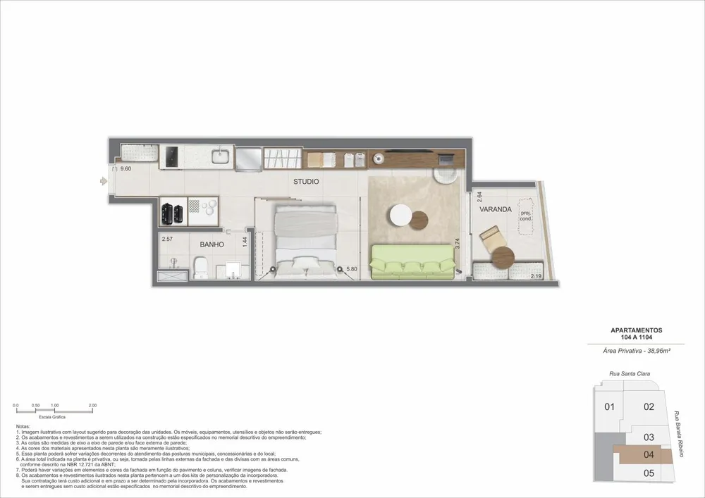 Apartamento, 2 quartos, 75 m² - Foto 12