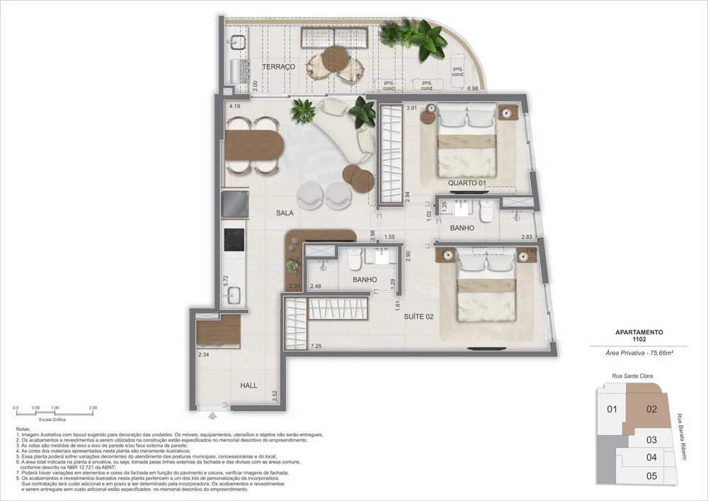 Apartamento, 2 quartos, 75 m² - Foto 20