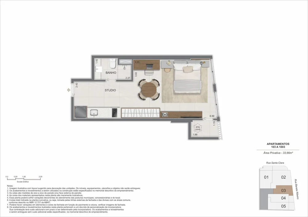 Apartamento, 2 quartos, 75 m² - Foto 1