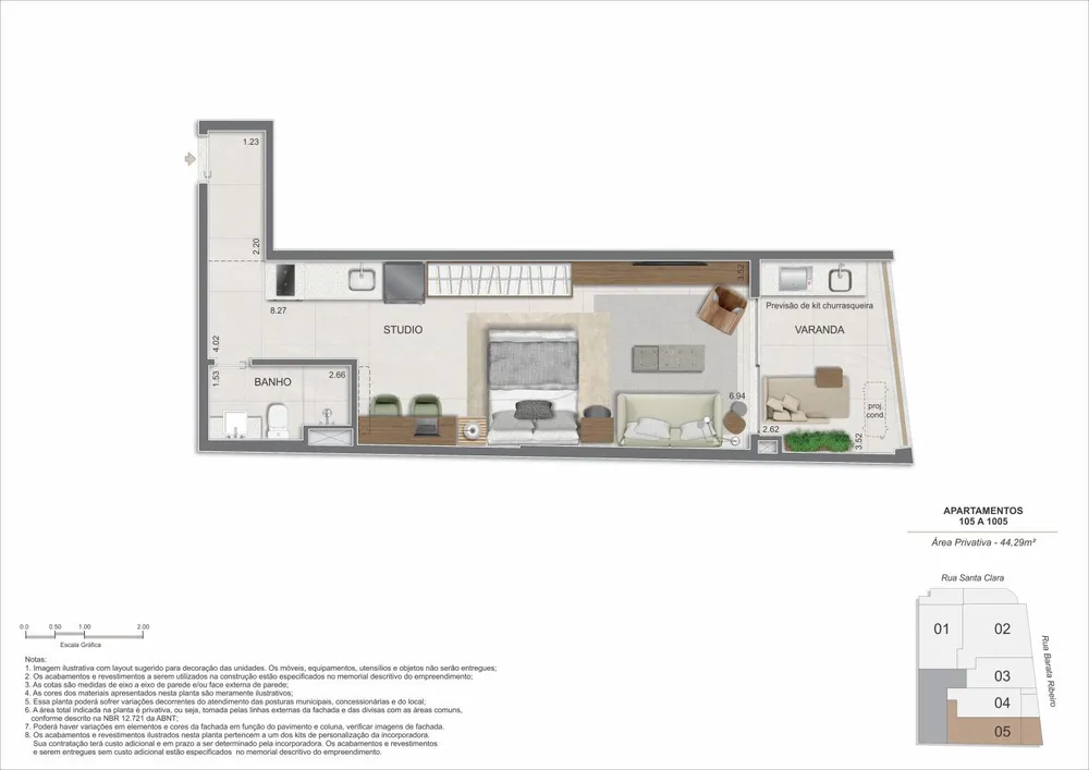 Apartamento, 2 quartos, 75 m² - Foto 17
