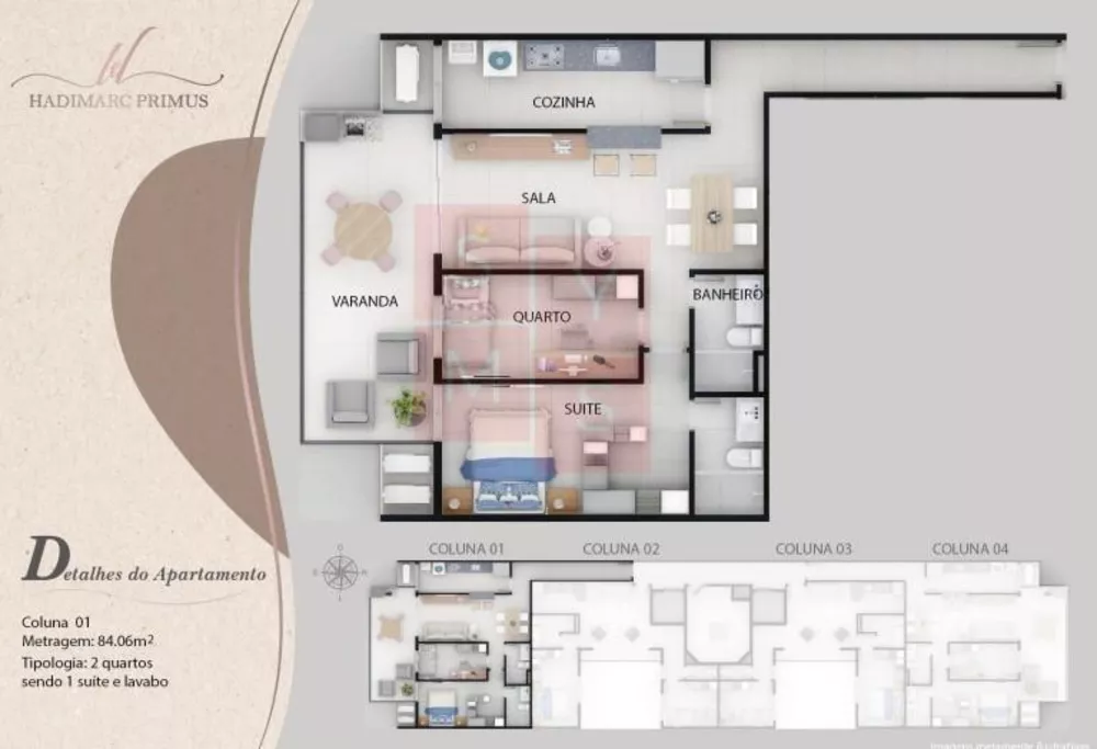 Apartamento, 2 quartos, 84 m² - Foto 8
