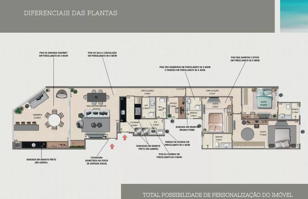 Apartamento à venda com 3 quartos, 137m² - Foto 15