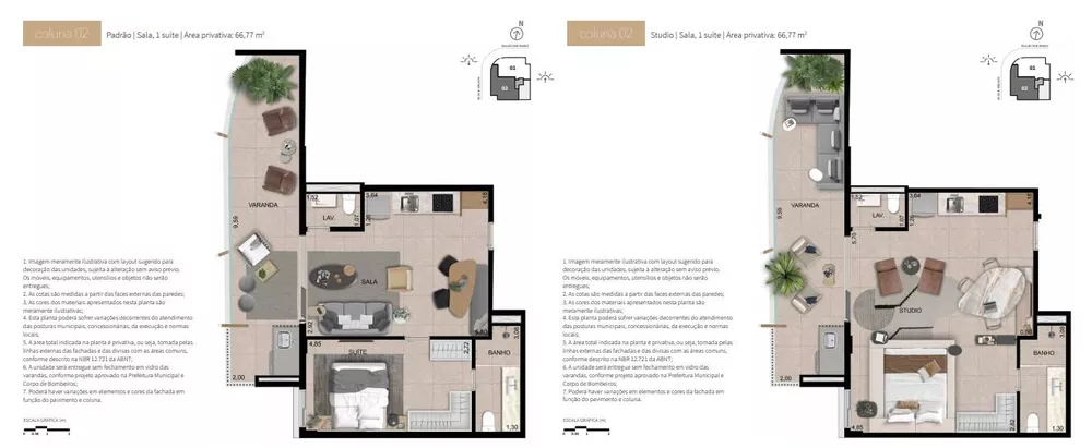 Apartamento, 1 quarto, 66 m² - Foto 2