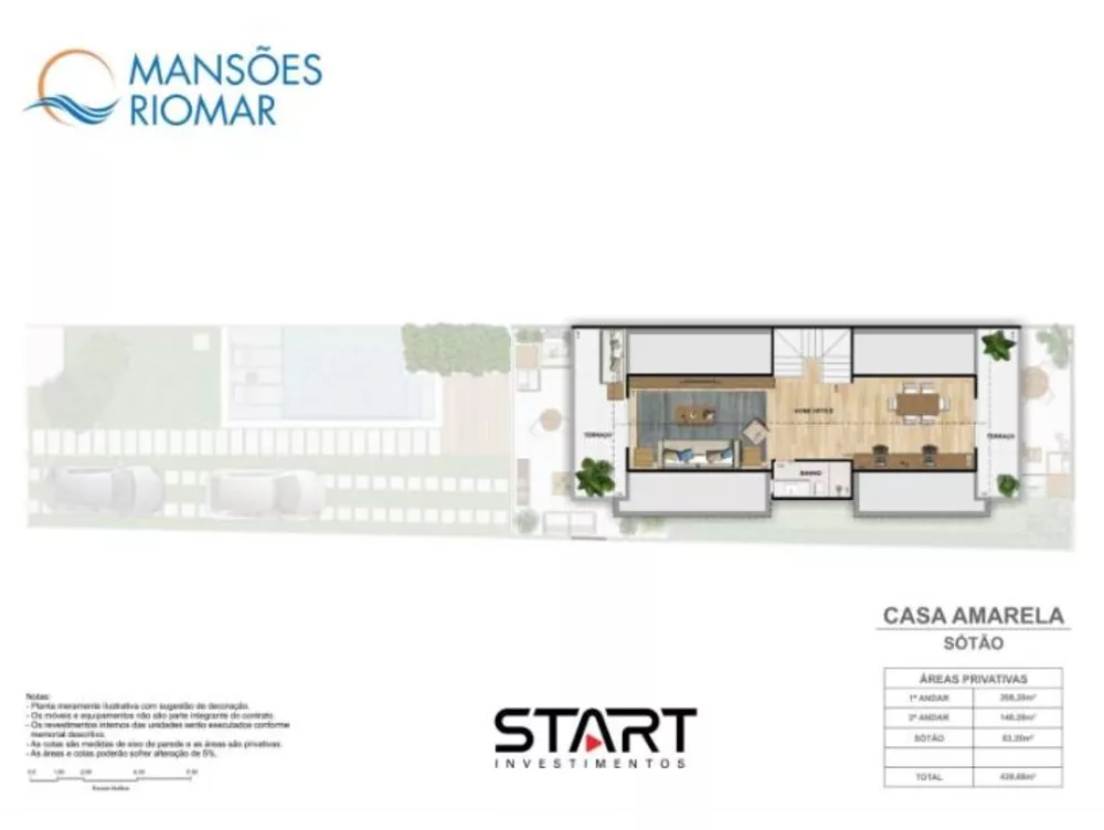 Casa de Condomínio, 5 quartos - Foto 1
