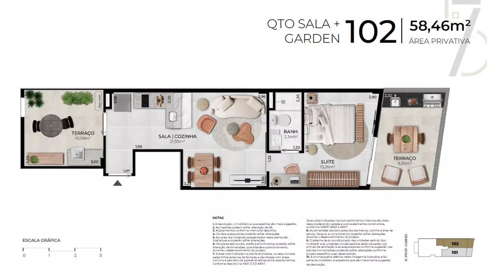 Apartamento, 2 quartos, 58 m² - Foto 21