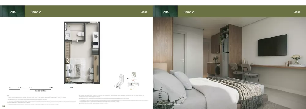 Apartamento, 1 quarto, 29 m² - Foto 5