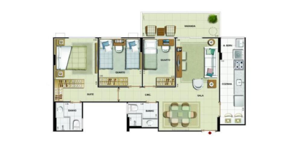 Cobertura à venda com 4 quartos, 161m² - Foto 4