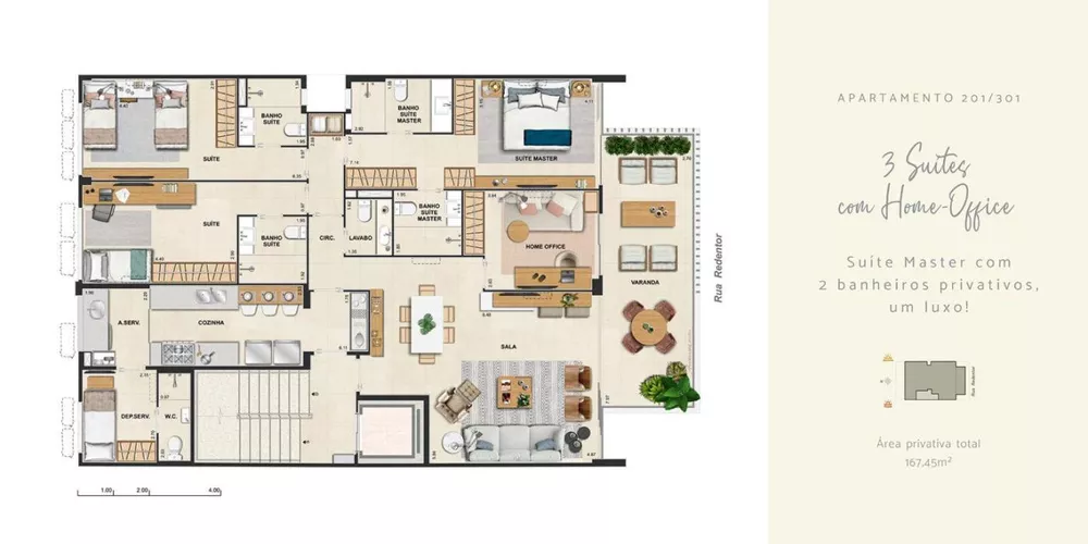 Apartamento, 4 quartos, 167 m² - Foto 12