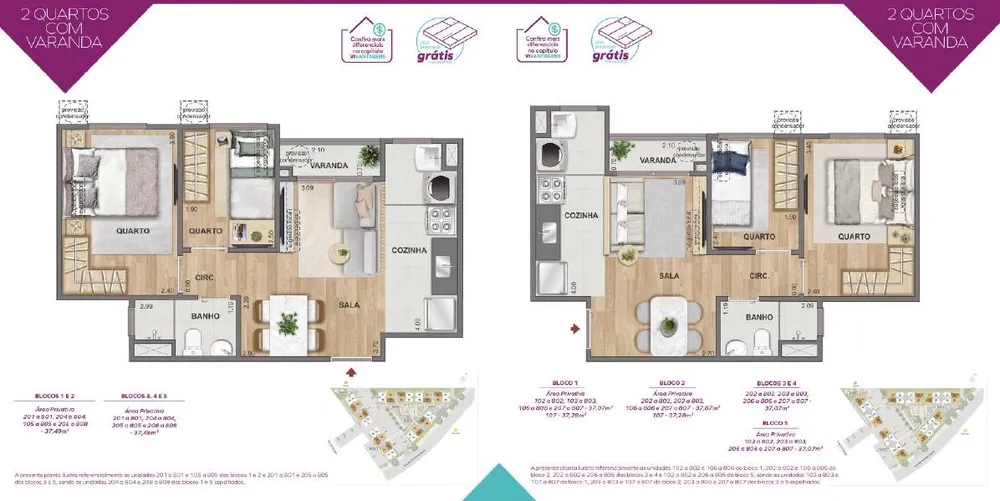 Apartamento, 2 quartos, 37 m² - Foto 18