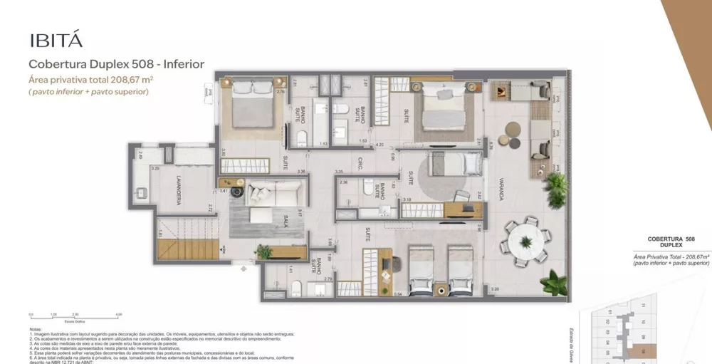 Cobertura, 3 quartos, 177 m² - Foto 21