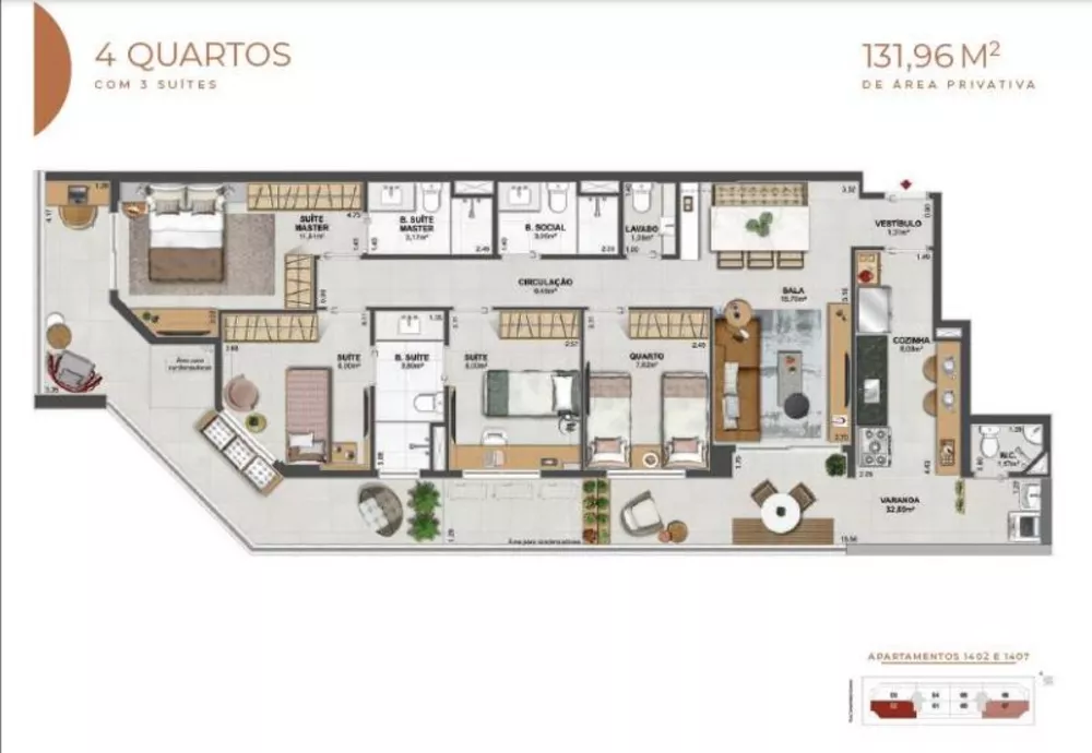 Apartamento, 4 quartos, 124 m² - Foto 35