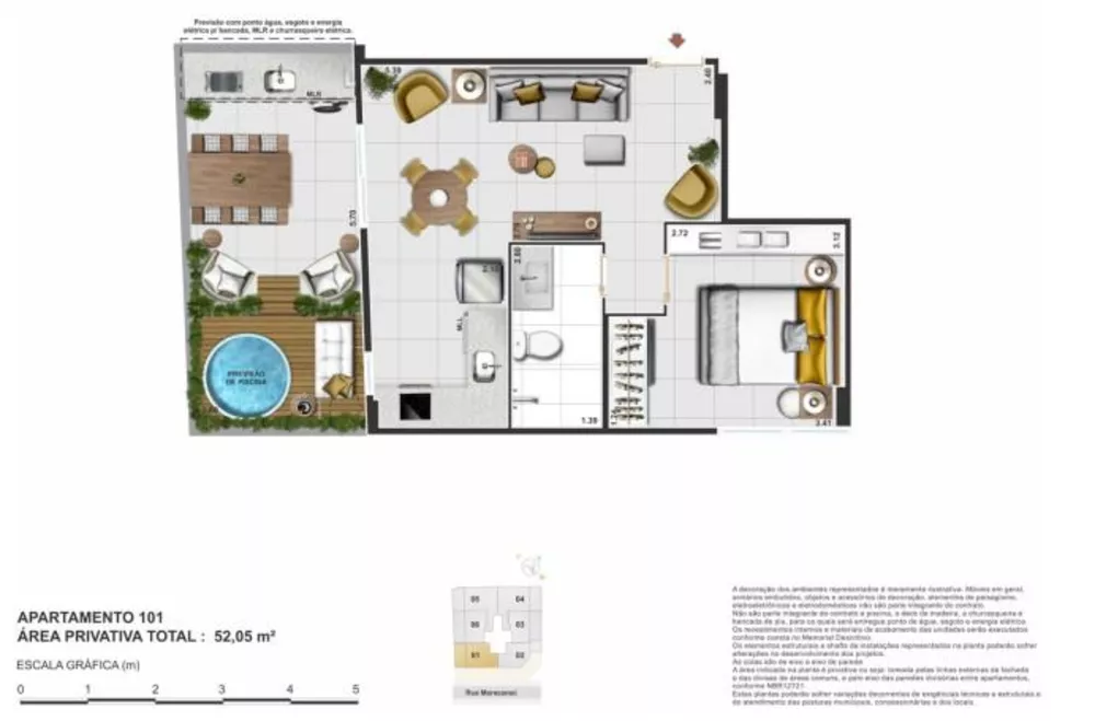 Apartamento, 1 quarto, 40 m² - Foto 10